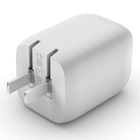 采用 PPS 65 瓦的双 USB-C&reg; GaN 壁式充电器, 白色的, hi-res